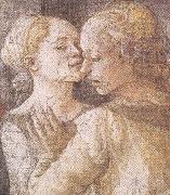 Sandro Botticelli Filippo Lippi,Stories of St John the Baptist:the Banquet of Herod oil painting reproduction